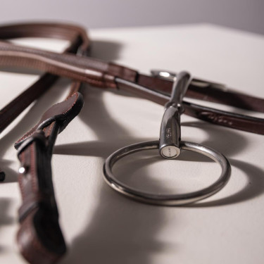 Mors à Anneaux Velari Simple Brisure Acier Inoxydable