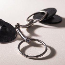 Mors à Anneaux Velari Simple Brisure Acier Inoxydable