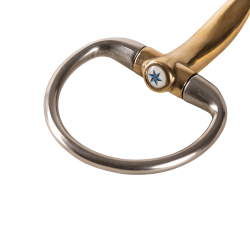 Mors à olive Velari Simple Brisure en Cuivre Mors à olive Velari Simple Brisure en Cuivre