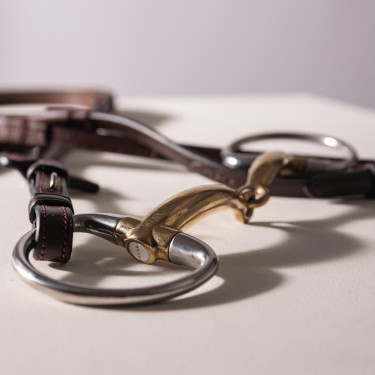 Mors à olive Velari Simple Brisure en Cuivre Mors à olive Velari Simple Brisure en Cuivre