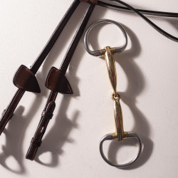 Mors à olive Velari Simple Brisure en Cuivre Mors à olive Velari Simple Brisure en Cuivre