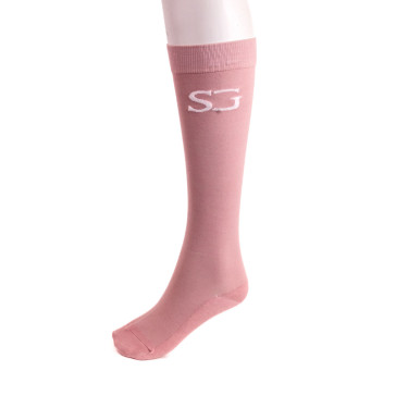 Chaussettes SG x Harcour Venard Pivoine Rose