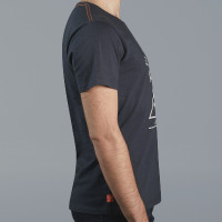 Heren T-shirt ACAPULCO Flags & Cup Gris chiné Heren T-shirt ACAPULCO Flags & Cup Gris chiné