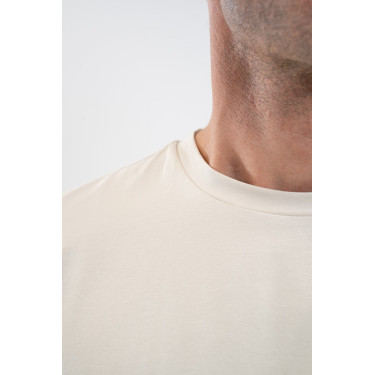 Tee-shirt SG x Harcour Lucky manches courtes Lin Beige