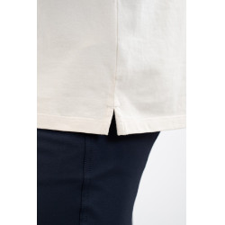 Tee-shirt SG x Harcour Lucky manches courtes Lin Beige