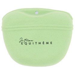 Pochette friandises silicone Je t'aime Equithème Vert / menthe Pochette friandises silicone Je t'aime Equithème Vert / menthe