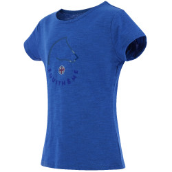 T-shirt Equithème Claire Enfant Bleu Monaco T-shirt Equithème Claire Enfant Bleu Monaco