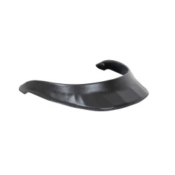 Visière pour casque Naca en cuir Noir