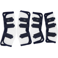 Guêtres anti-mouches Riding World par 4 Blanc