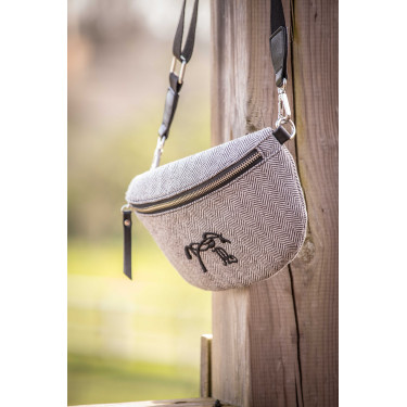 Sac banane Pénélope Chevron Noir