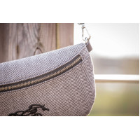 Sac banane Pénélope Chevron Noir