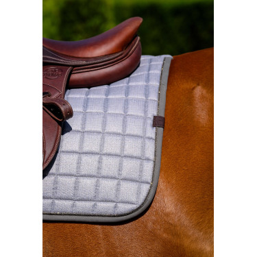 Tapis de selle Equithème Chic Gris