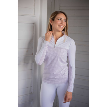 Polo PENELOPE - Debbie Wit / roze