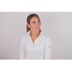 Polo de concours Pénélope Toscane Blanc
