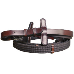 Teugels Stof met stops Lexington 19 mm Teugels Stof met stops Lexington 19 mm
