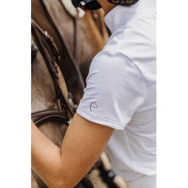 Polo Equithème Riyadh Blanc