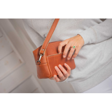 Sac Pénélope Laly Gold Doré / cognac Marron Sac Pénélope Laly Gold Doré / cognac Marron