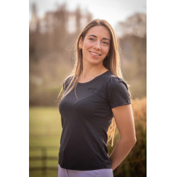 T-shirt Pénélope Techty manches courtes Gris