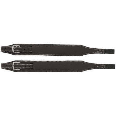 Mono-stijgbeugelriemen Line Norton Havana Bruin