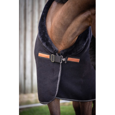 Couverture Polaire Diagonal Paddock Sports Noir
