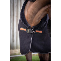 Fleece deken Diagonal Paddock Sport Zwart