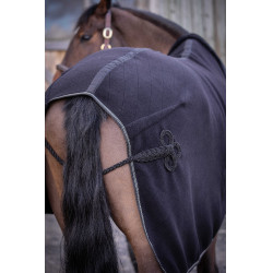 Fleece deken Diagonal Paddock Sport Zwart