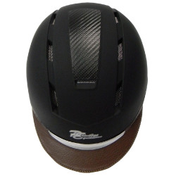 Casque Privilege Equitation CONFORT Noir / marron Casque Privilege Equitation CONFORT Noir / marron
