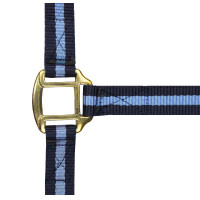 Nylon halster met lederen voering Norton Lichtgroen