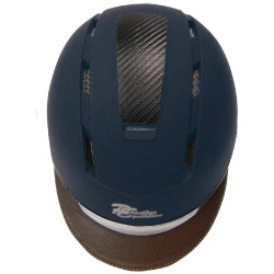 Casque Privilege Equitation CONFORT Marine / marron Bleu Casque Privilege Equitation CONFORT Marine / marron Bleu