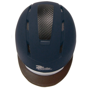 Casque Privilege Equitation CONFORT Marine / marron Bleu Casque Privilege Equitation CONFORT Marine / marron Bleu