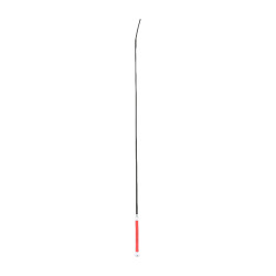 Dressuurzweep Whip & Go metalen dop Rood / zilver