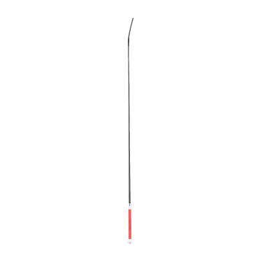 Dressuurzweep Whip & Go metalen dop Rood / zilver