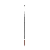 Dressuurzweep Whip & Go metalen dop Bordeaux / zilver