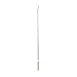 Dressuurzweep Whip & Go metalen dop Bruin / zilver
