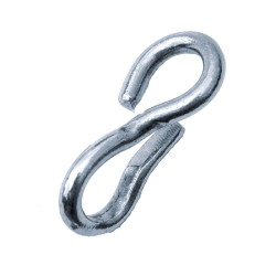 Crochets de gourmette Privilege Equitation Inox Gris