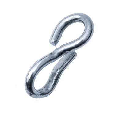 Crochets de gourmette Privilege Equitation Inox Gris