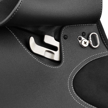 Wintec Pro Jump zadel pony Zwart