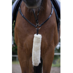 Fourreau de collier de chasse Equithème Teddy Ecru Beige Fourreau de collier de chasse Equithème Teddy Ecru Beige
