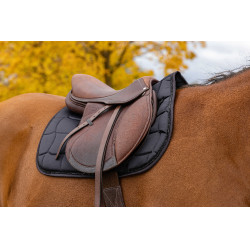 Zadeldek Equithème Satin Zwart