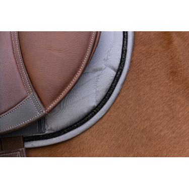 Zadeldek Equithème Satin Grijs