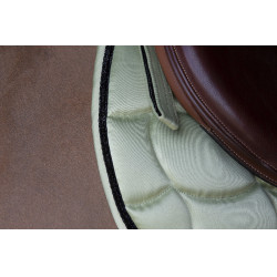 Tapis de selle Equithème Satin Vert clair
