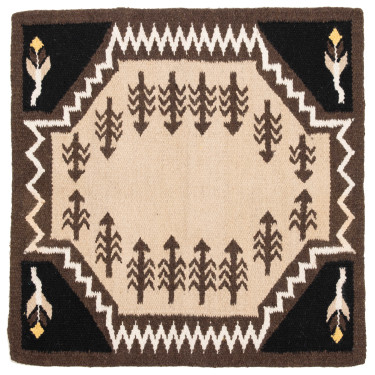 Navajo tapijt Westride by Franck Perret Sioux Bruin / beige