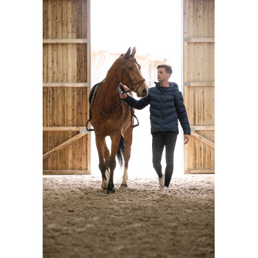 Heren donsjas Equithème Michael Marineblauw