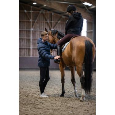 Heren donsjas Equithème Michael Marineblauw