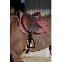 Tapis de selle Equithème Glossy Vieux rose Tapis de selle Equithème Glossy Vieux rose