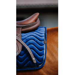 Tapis de selle Equithème Glossy Bleu marine