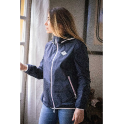 Regenjas Pénélope RainShort Marine Marineblauw