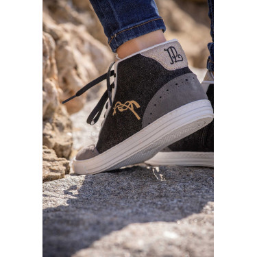 Sneakers Jupiter High Top Pénélope Zwart / grijs