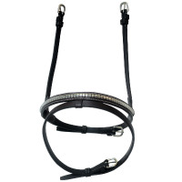 Muserolle combinée Deauville Privilege Equitation Marron Muserolle combinée Deauville Privilege Equitation Marron