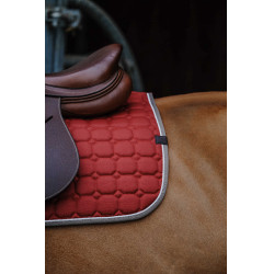 Tapis de selle Equithème Orion Cerise Rouge